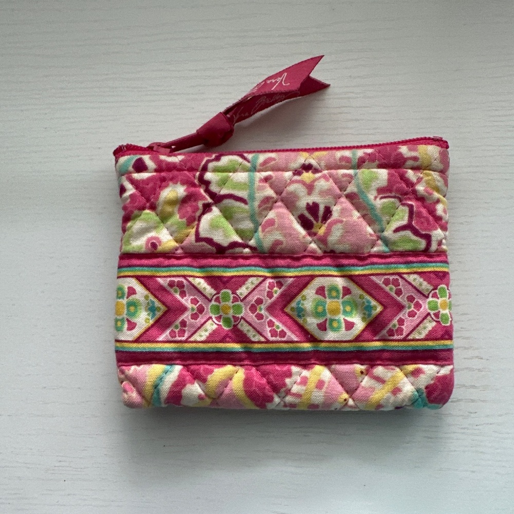 Vera Bradley coin purse Capri Melon Pink